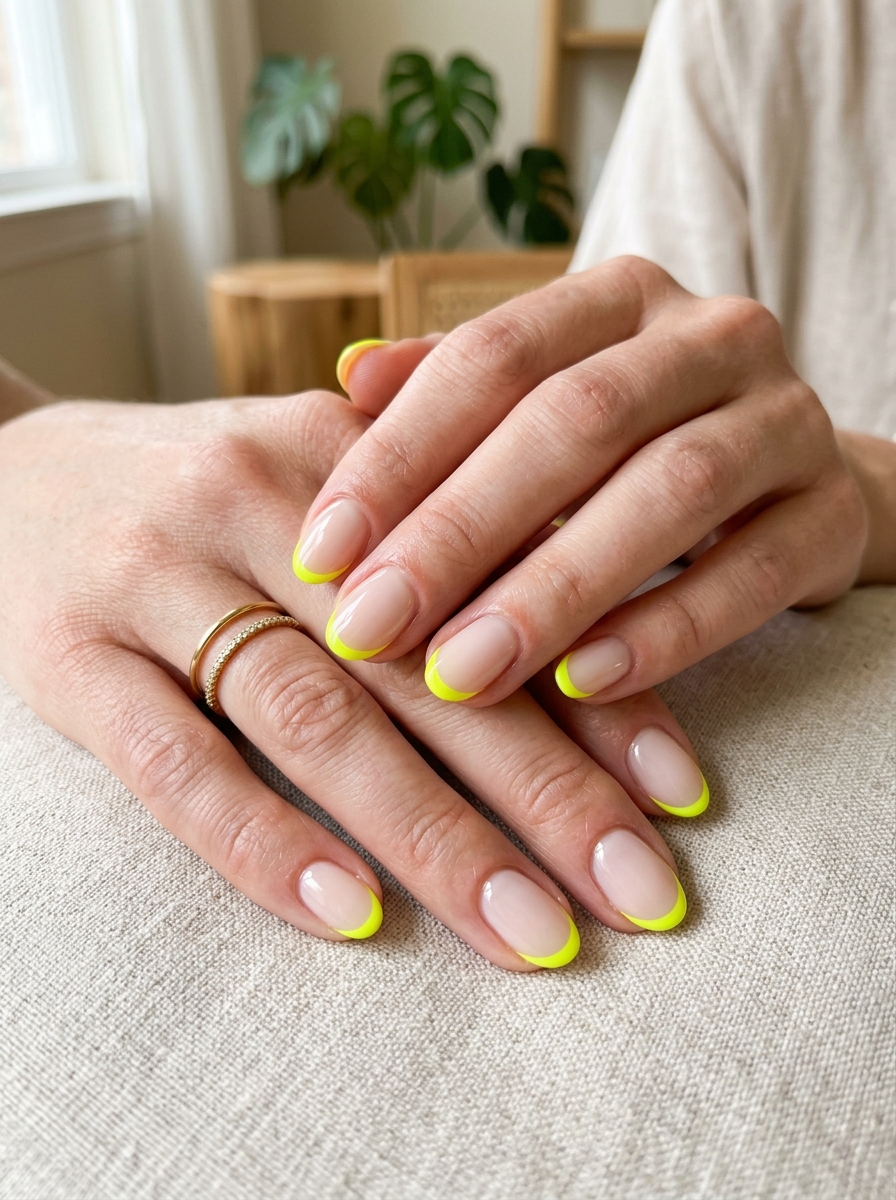 Neon Yellow Micro French